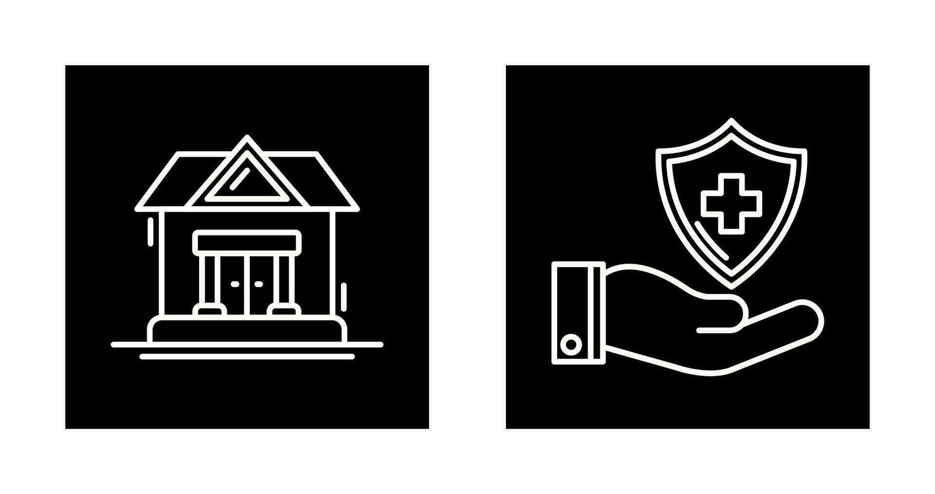 House and protection Icon vector