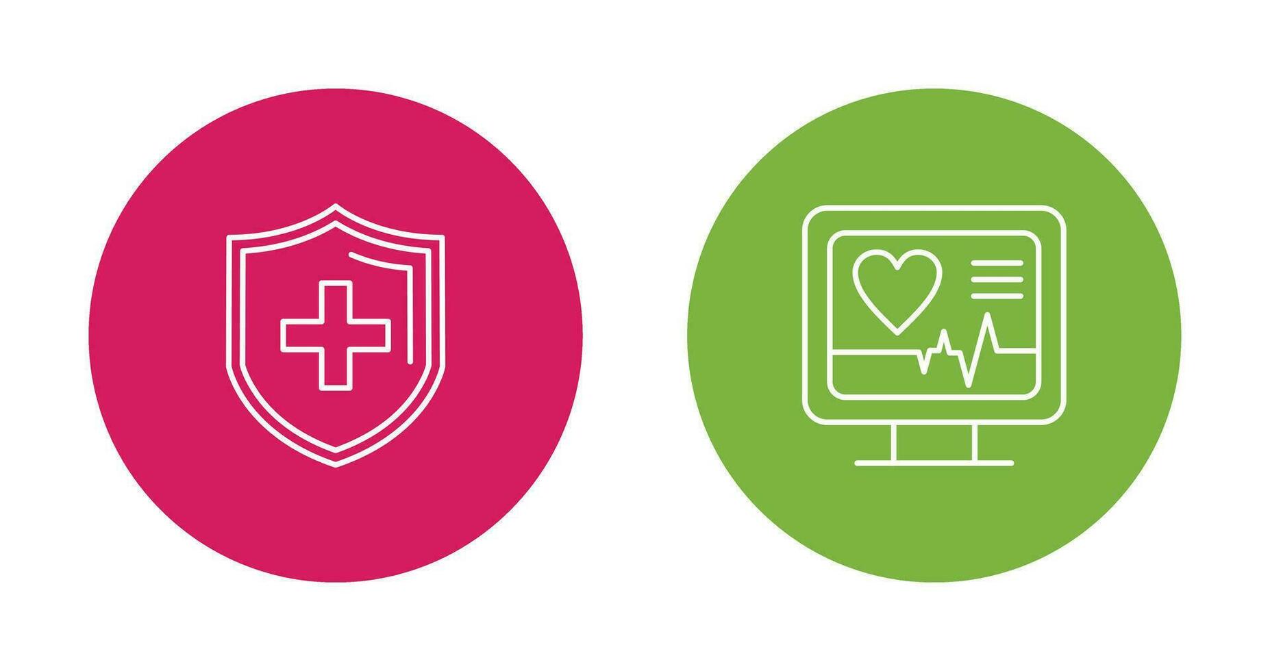 Protection and Plus Icon vector