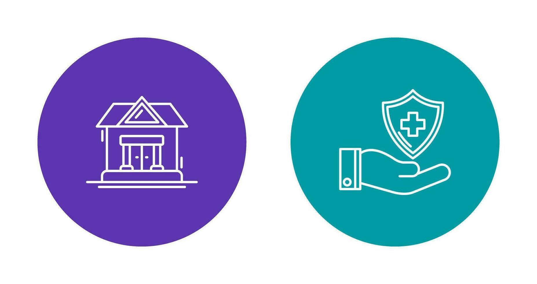 House and protection Icon vector