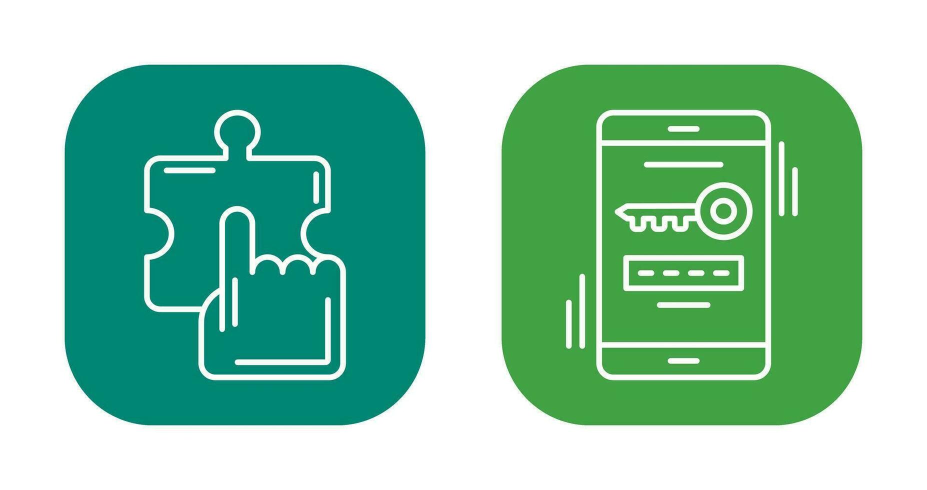Quick Selection and One Time Password Icon vector