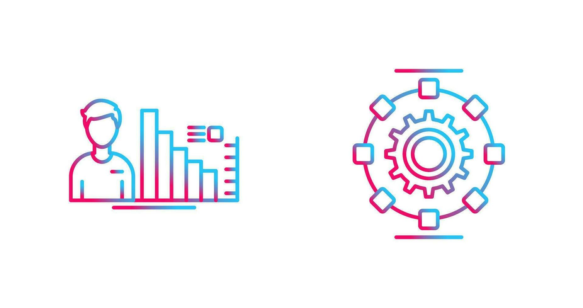 Consulting and Automated  Icon vector