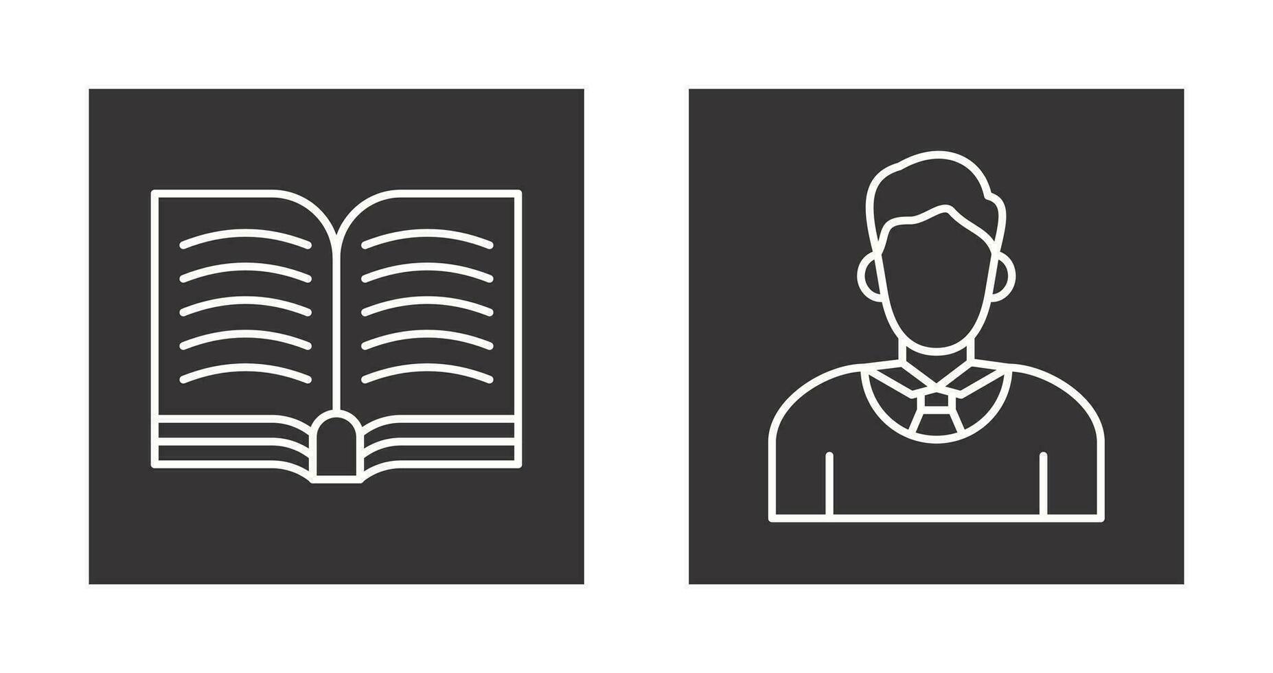 Book and Judge Icon vector