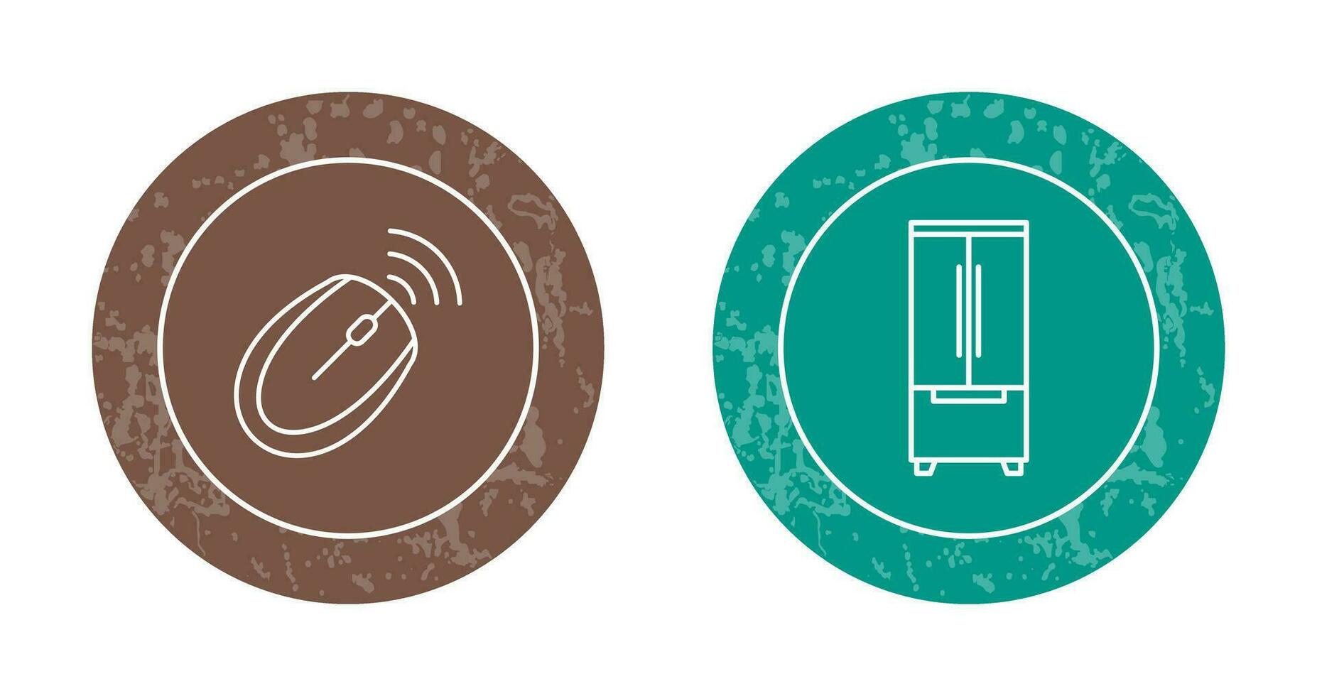 Mouse and Refrigerator Icon vector