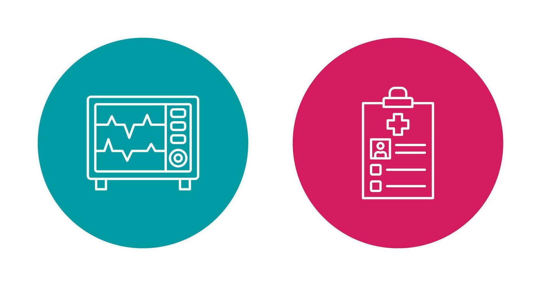 corazón Velocidad monitorear y grabar icono vector