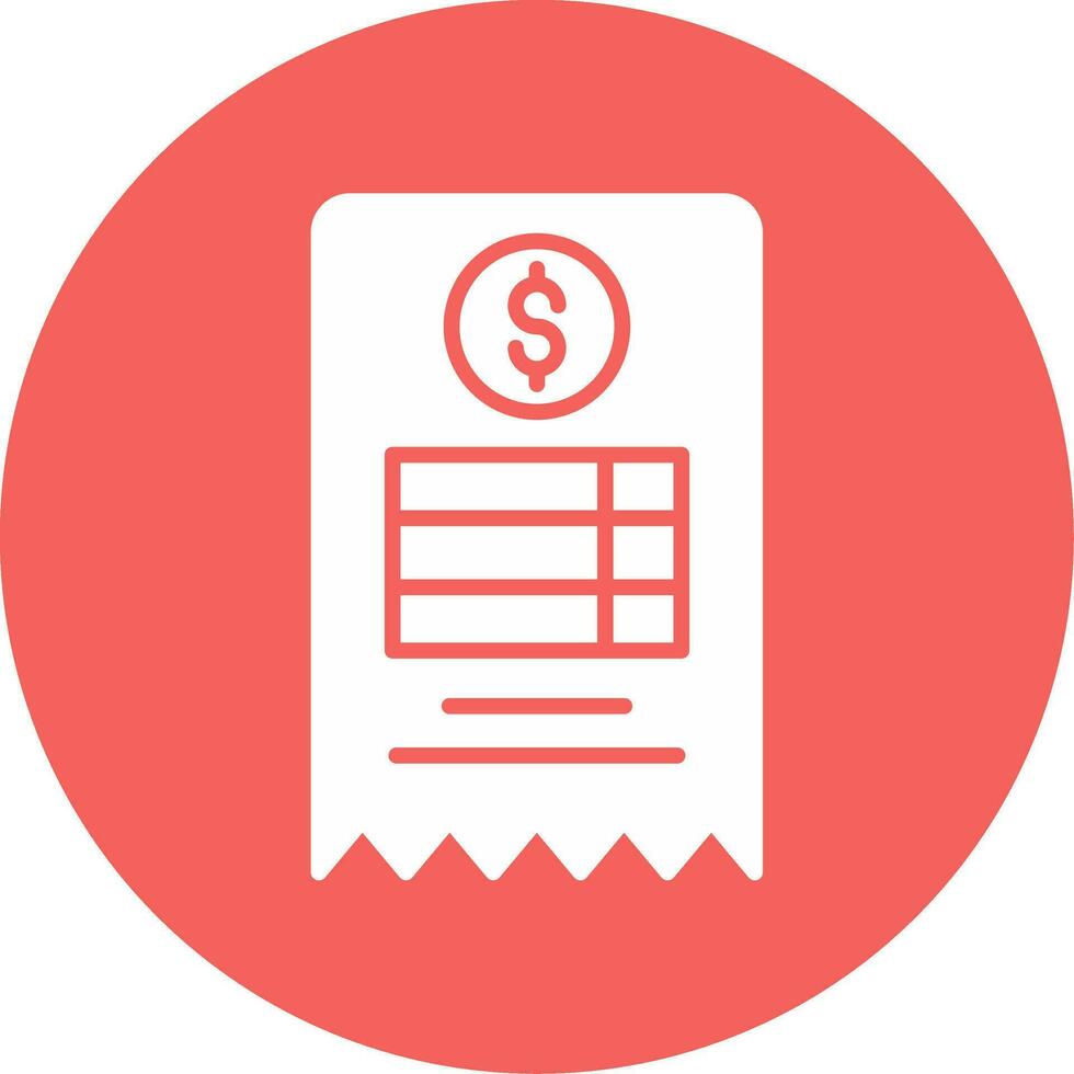 Bill Vector Icon