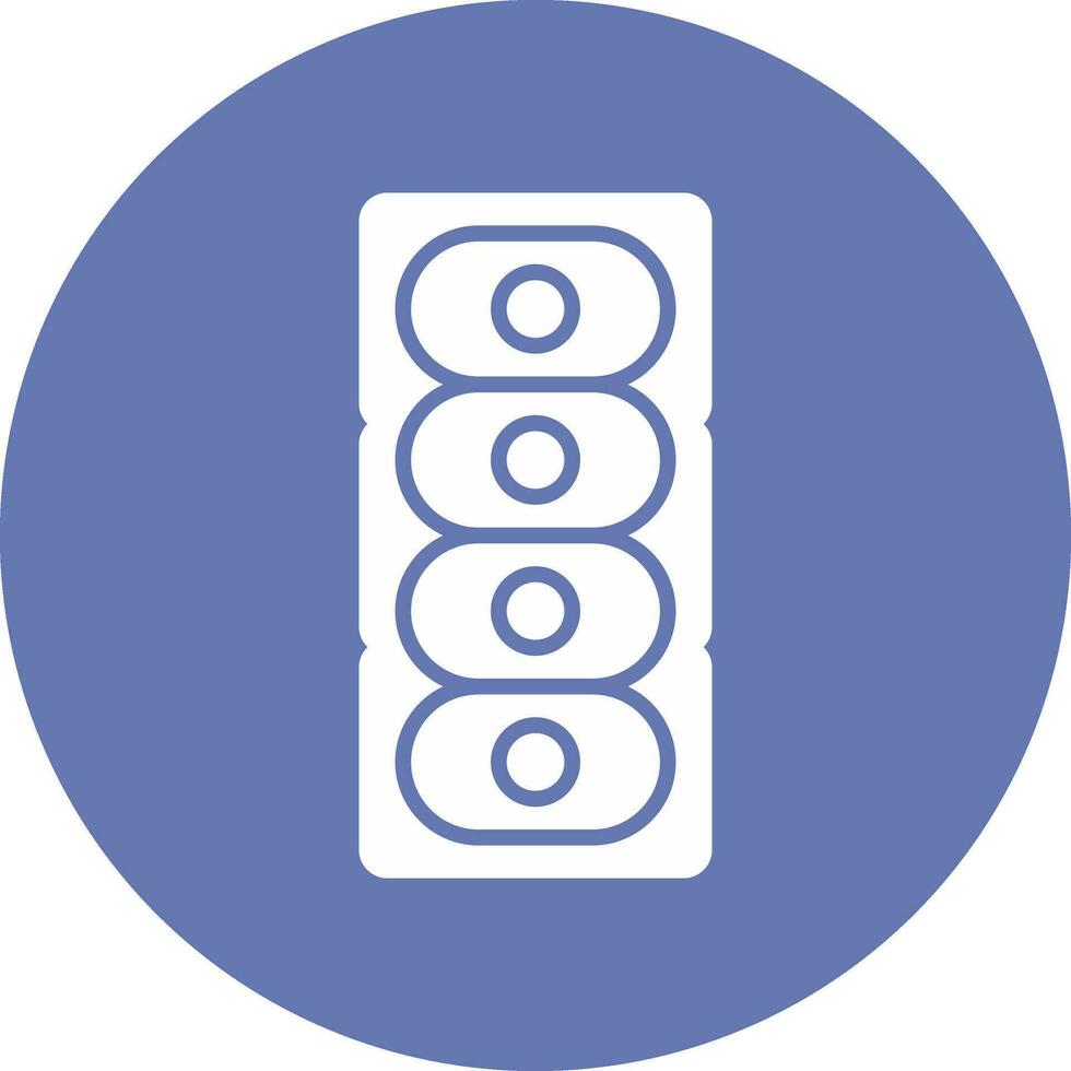 Colonial Diatom Vector Icon