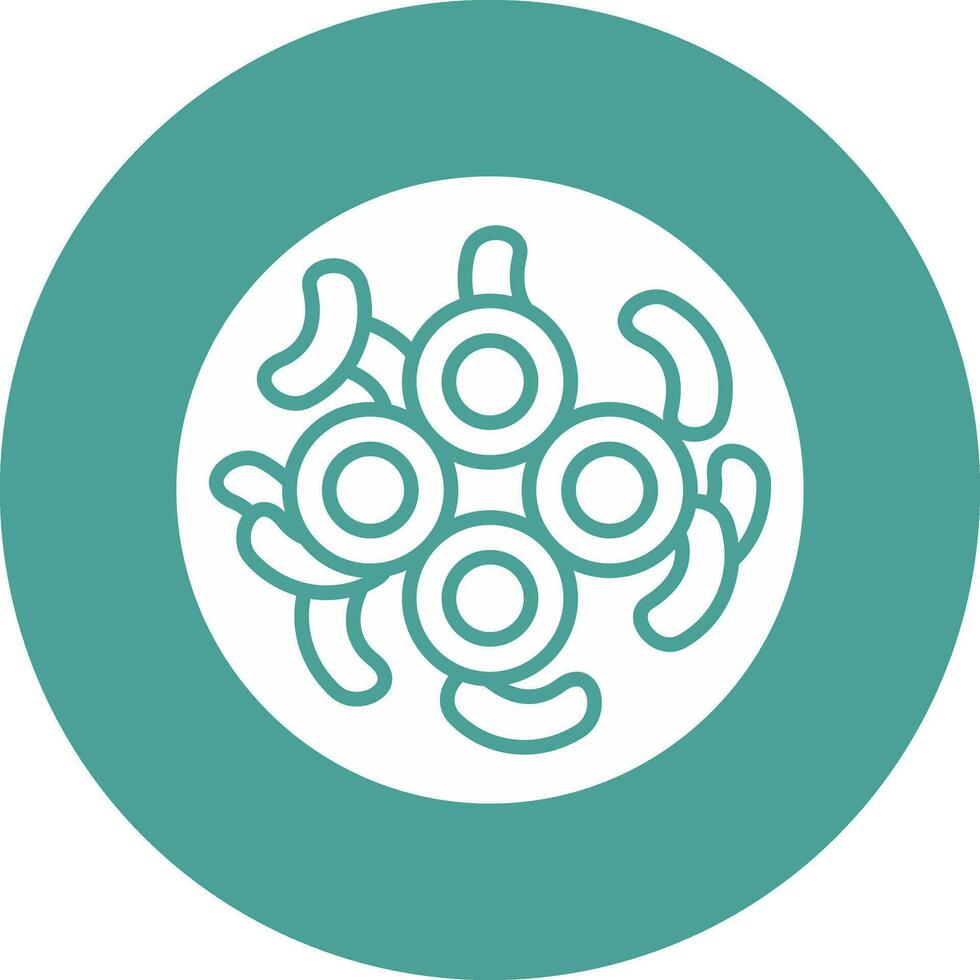 Gloeocapsa Cyanobacteria Vector Icon