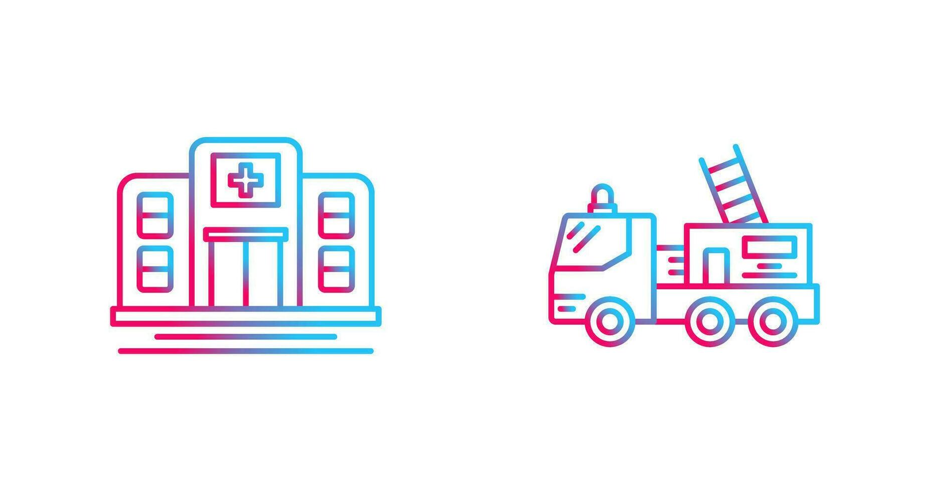 Ssd and Fire Truck Icon vector
