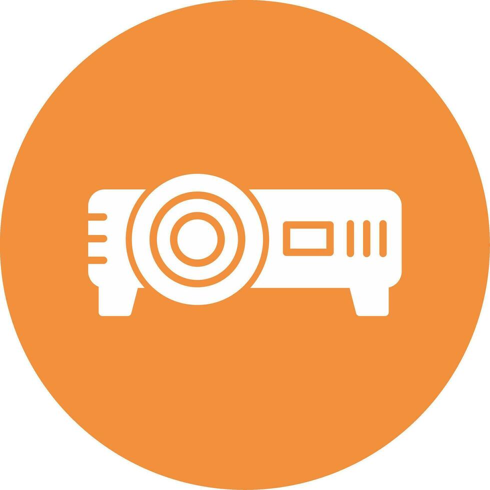 icono de vector de proyector