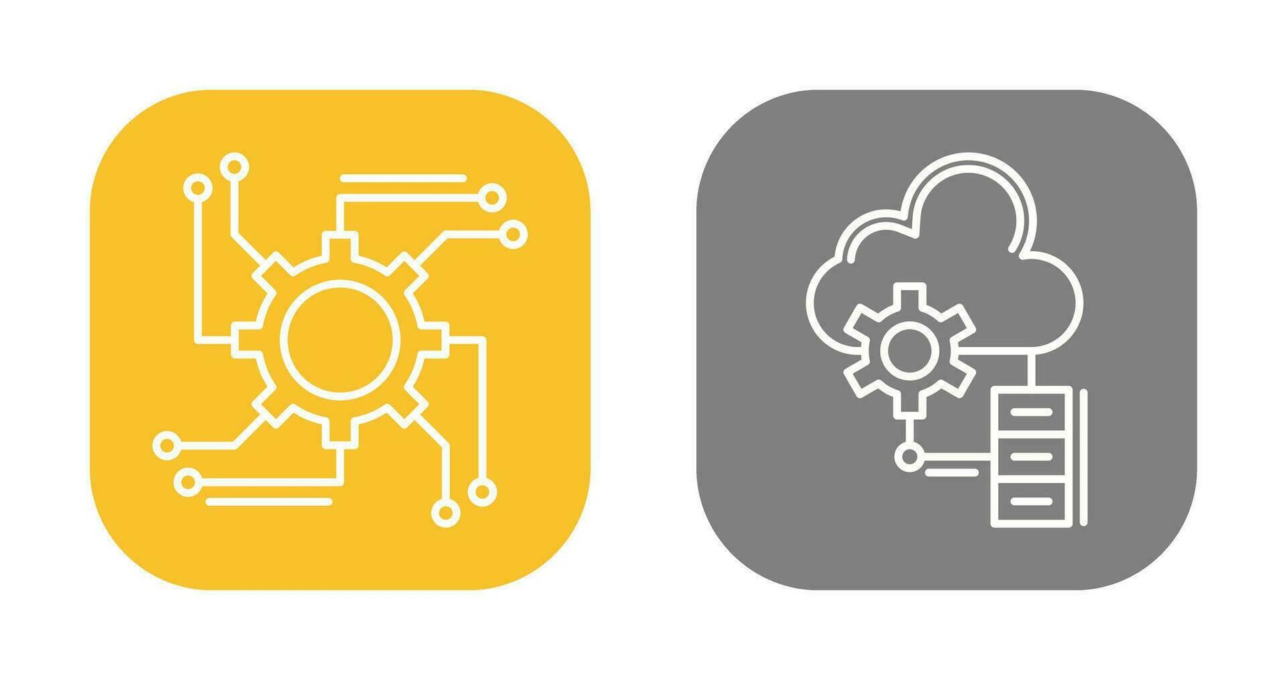 Automation and Big Data Icon vector