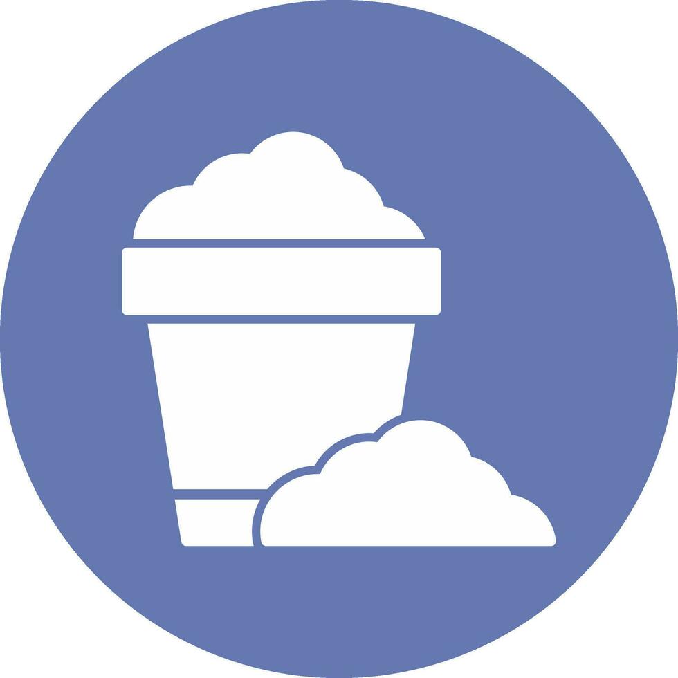 Sand Bucket Vector Icon