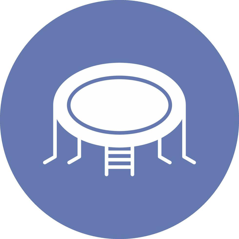 Trampoline Vector Icon