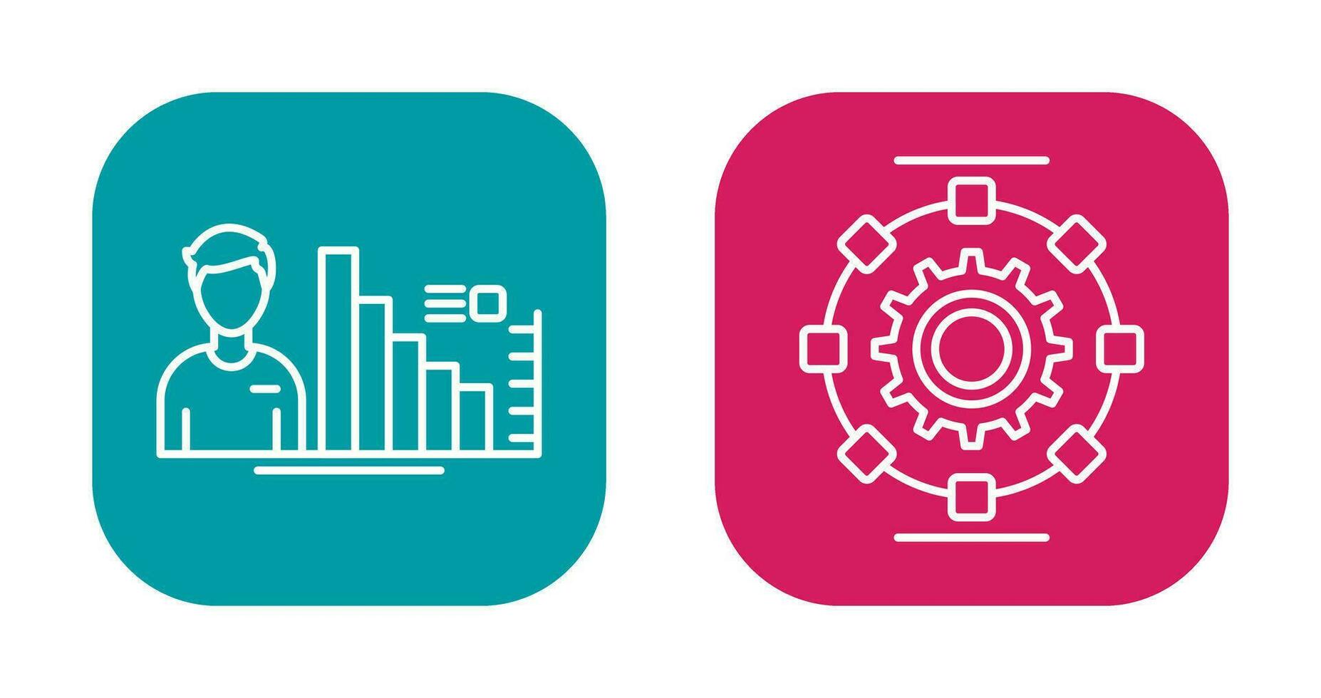Consulting and Automated  Icon vector