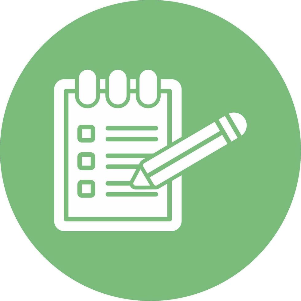 Notepad Vector Icon