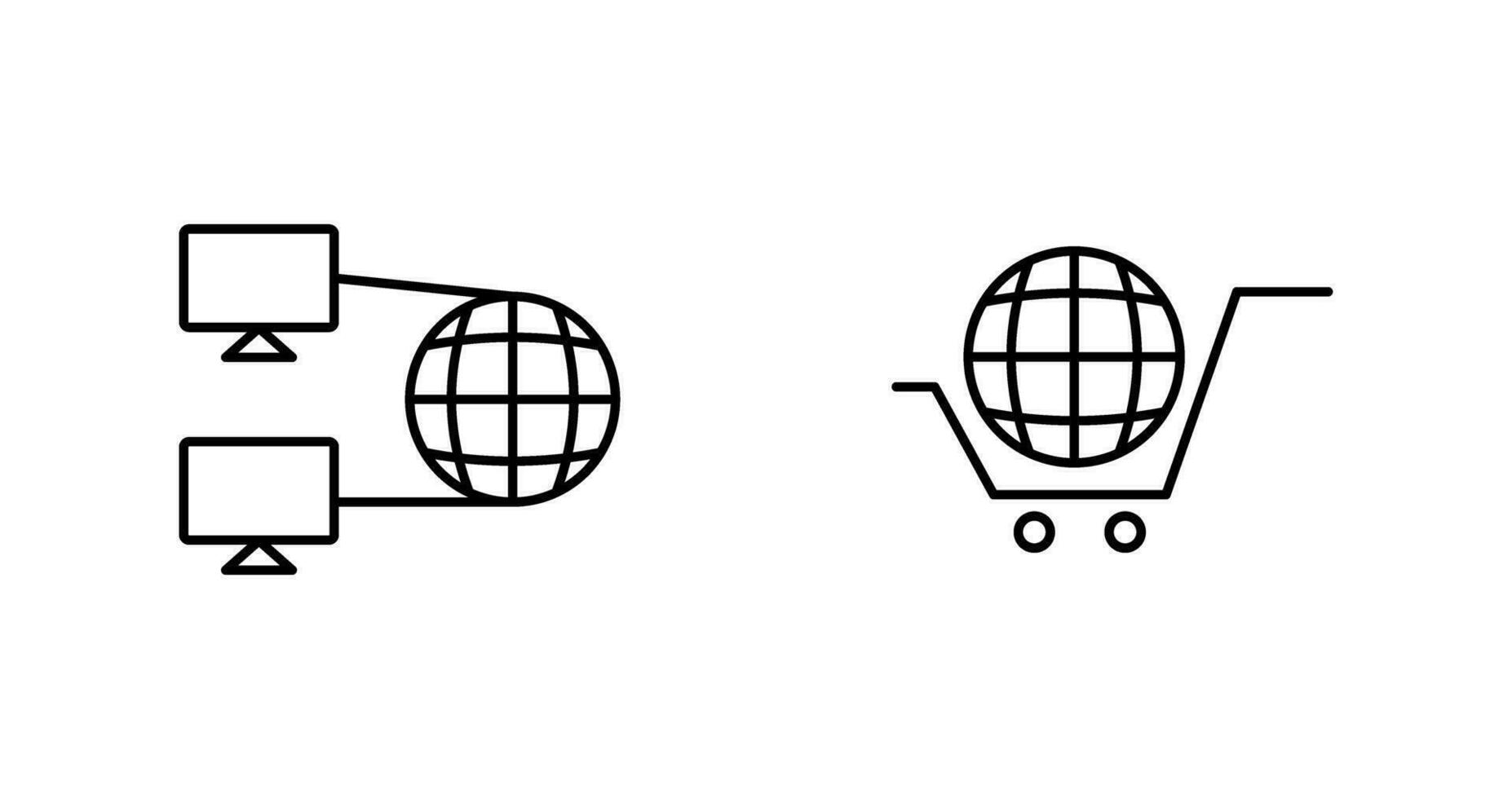 Internet Connectivity and Global Icon vector