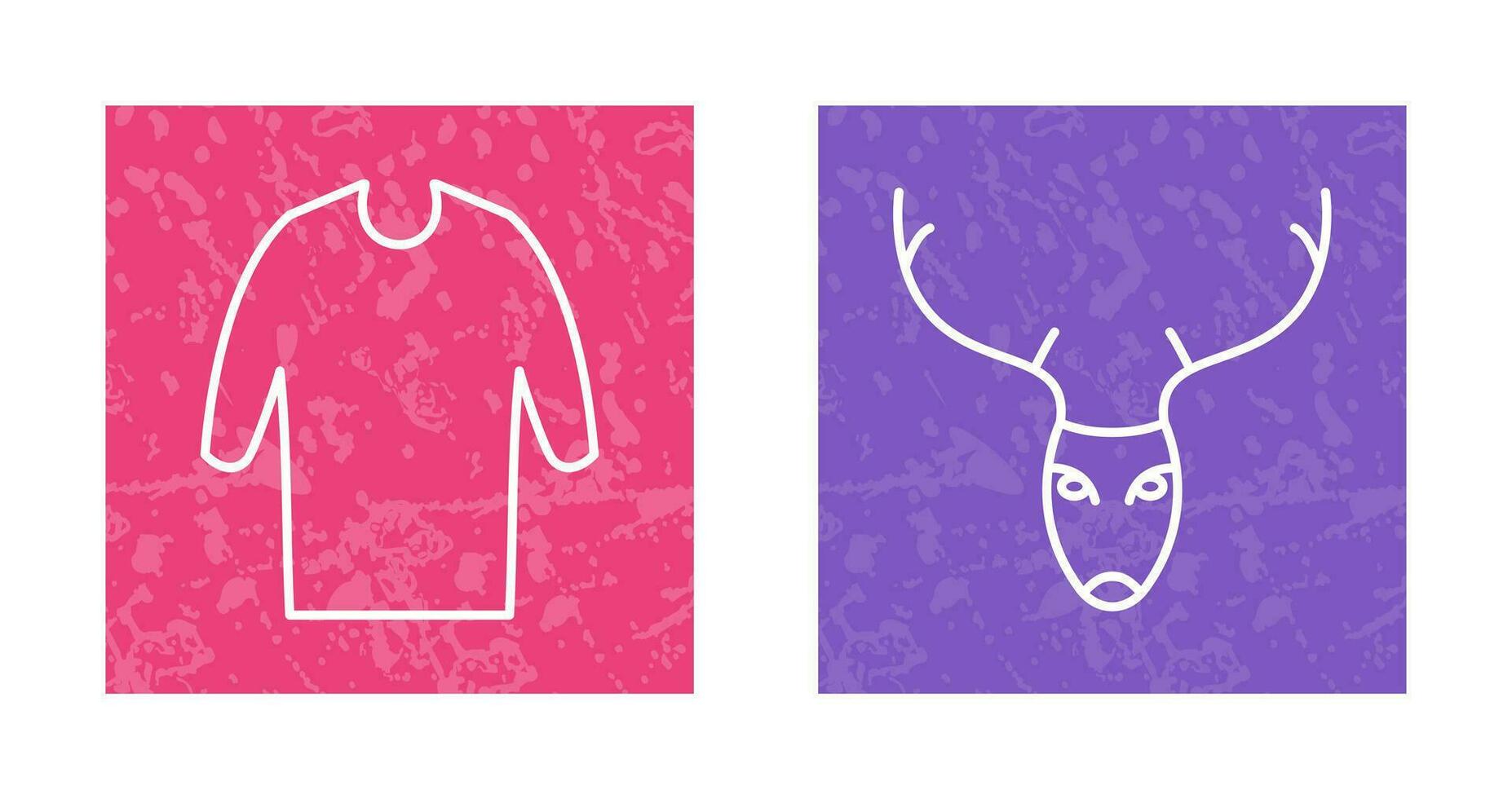 Casual Shirt and Animal Icon vector