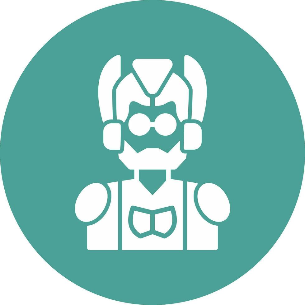 Cyborg Vector Icon