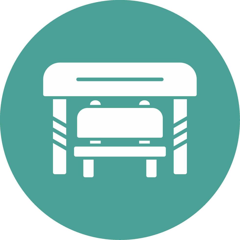 Bus Stop Vector Icon