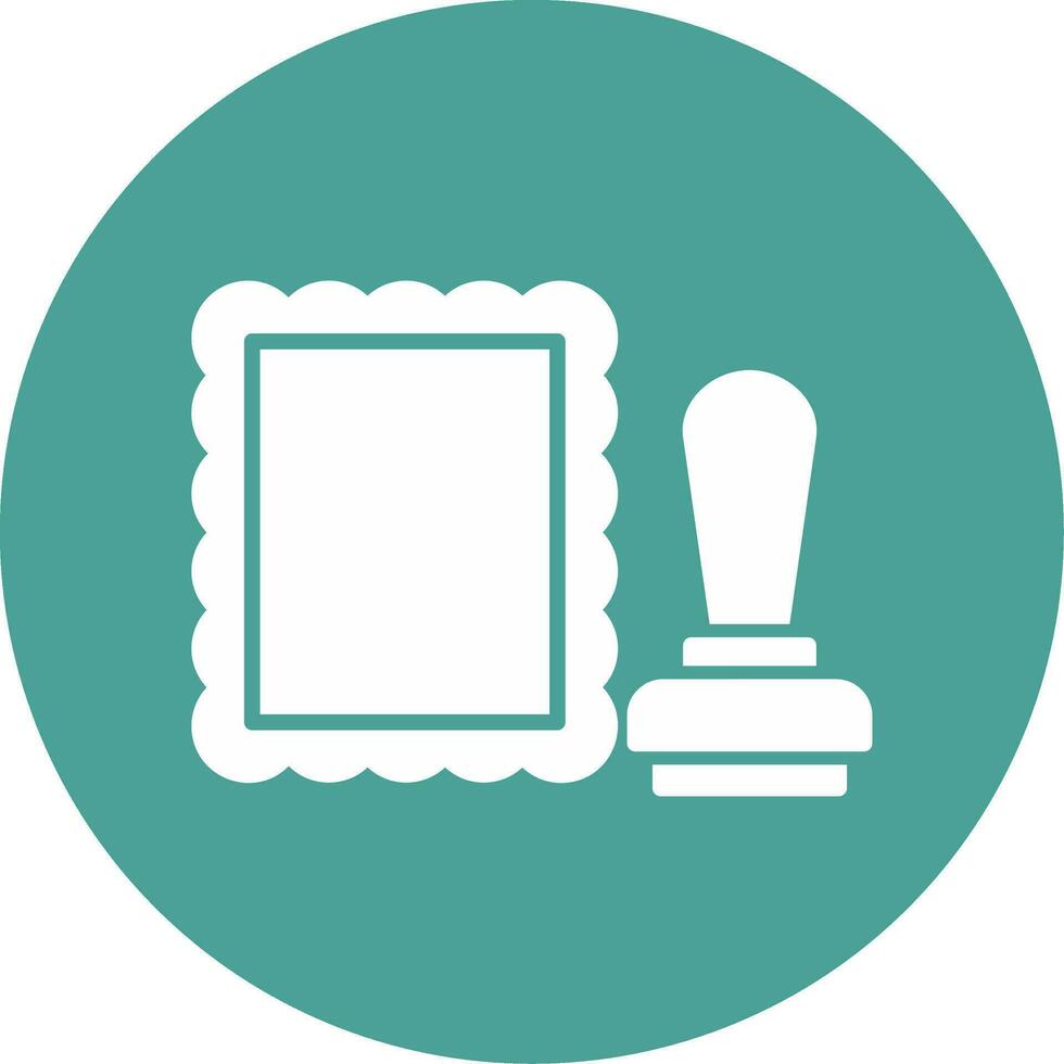 stamped Vector Icon