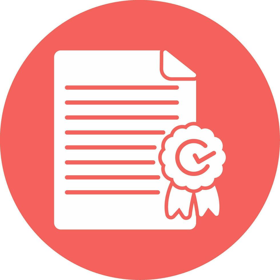 certificate Vector Icon