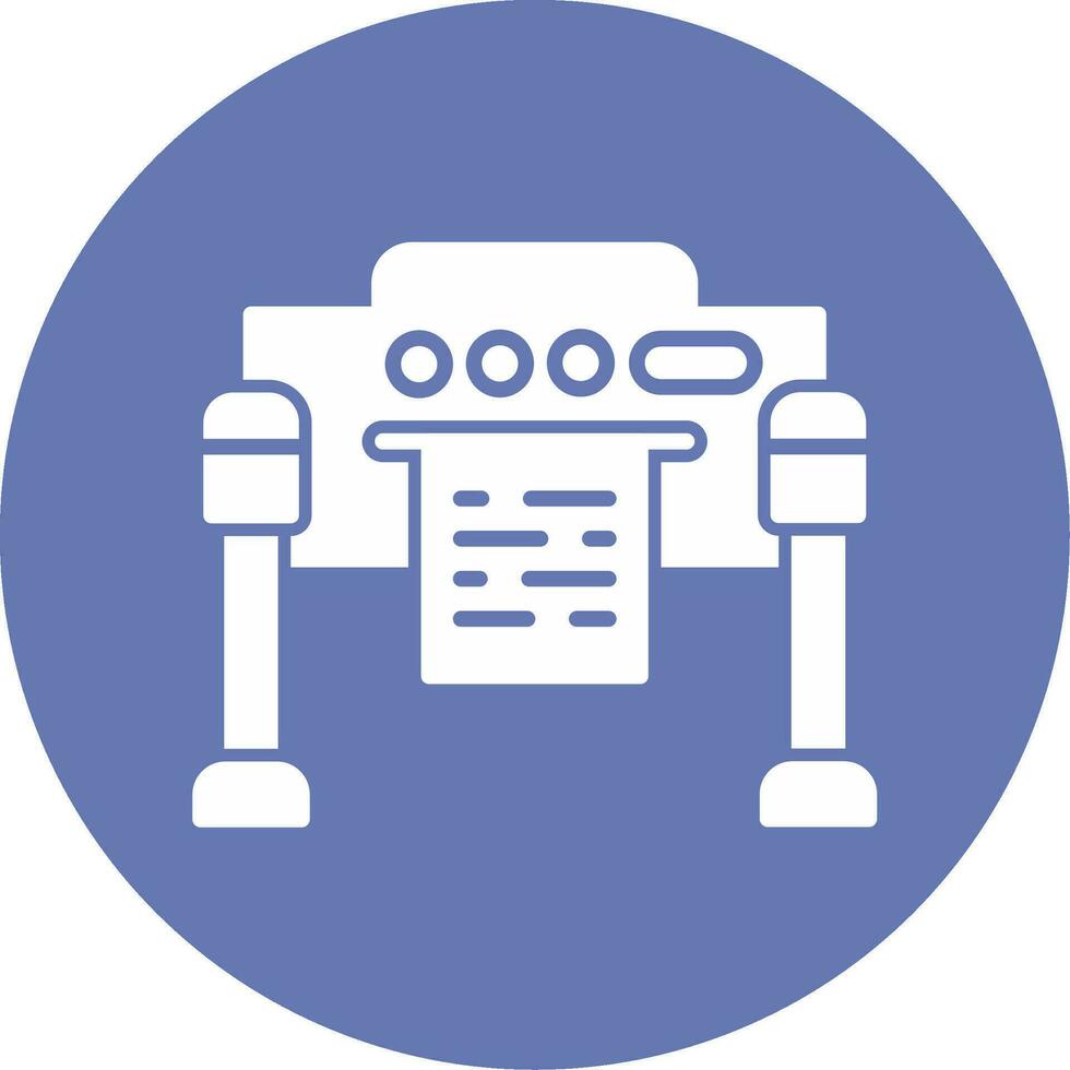 Plotter Vector Icon