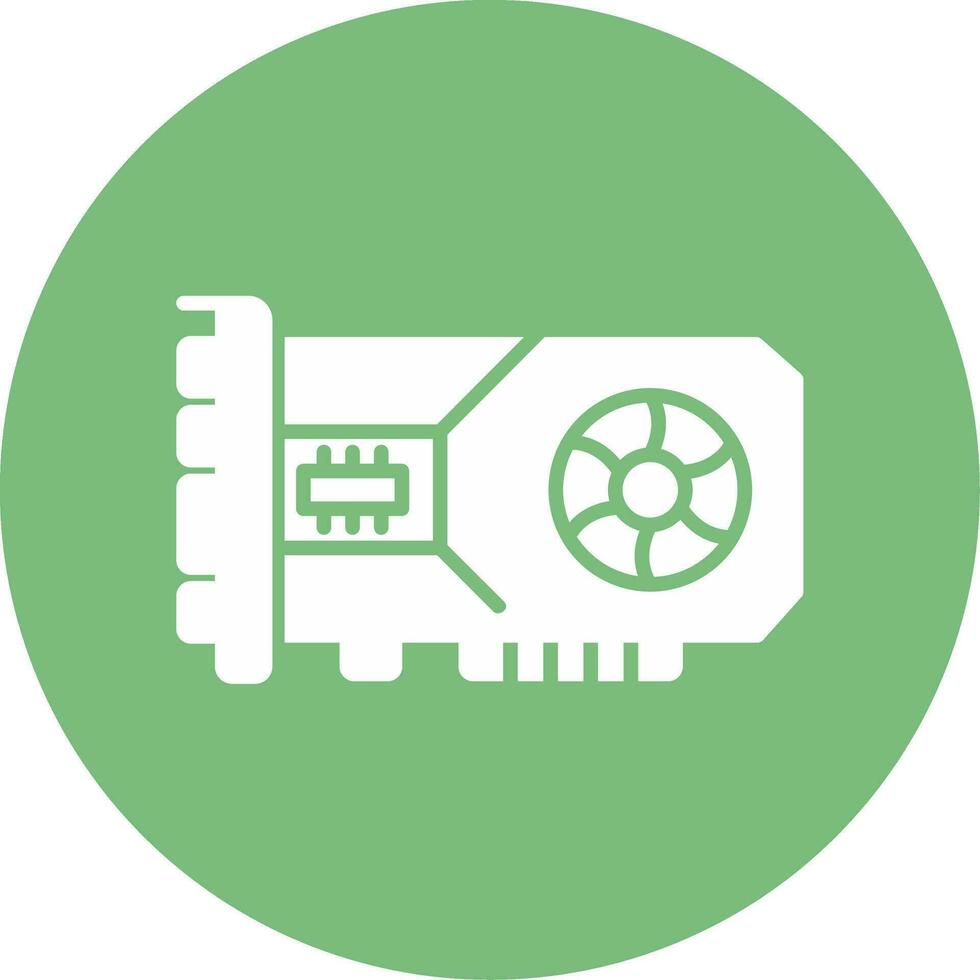 Graphic Card Vector Icon