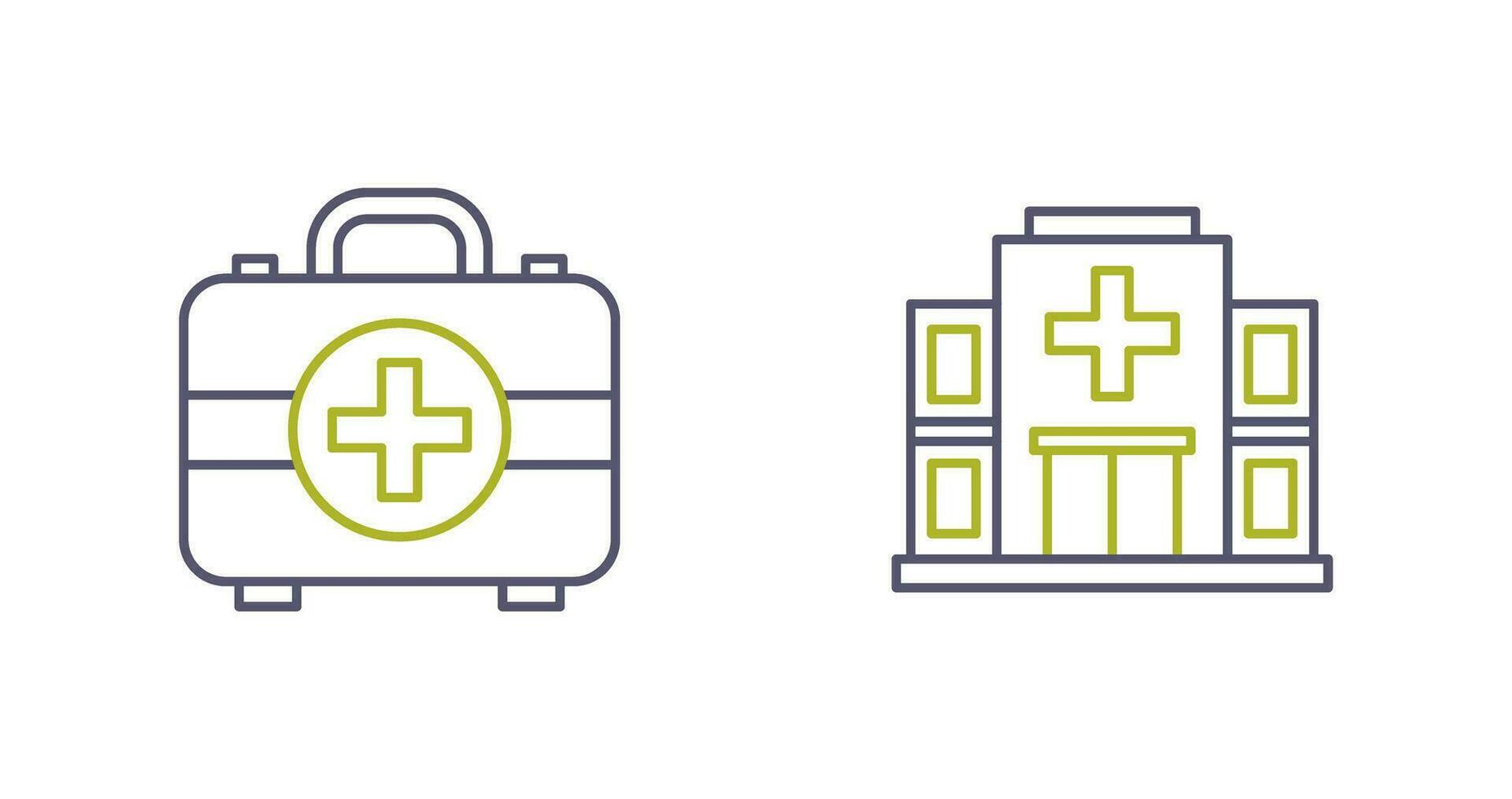 First Aid Kit and Healthcare Icon vector