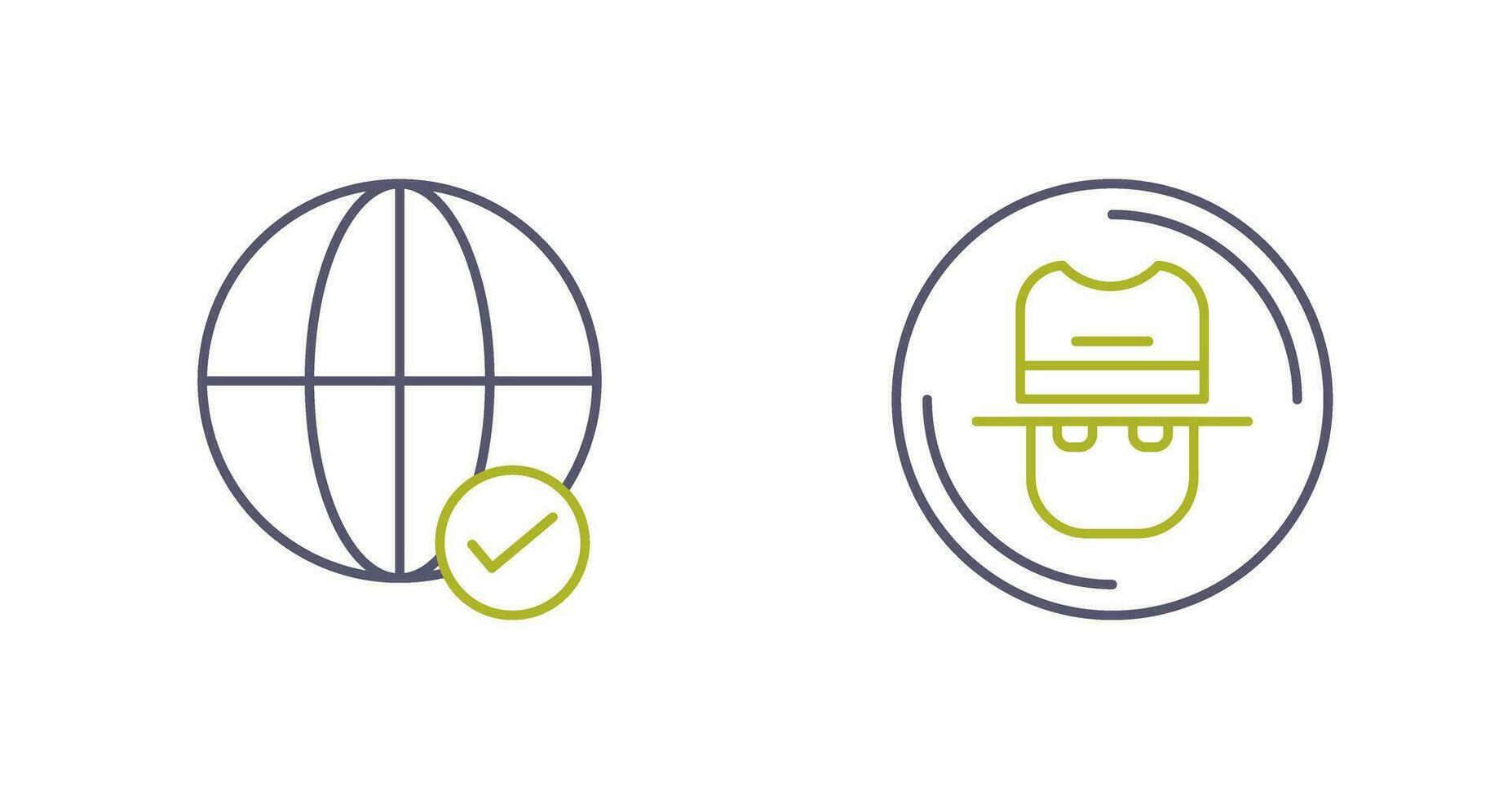 Internet and Spy Icon vector