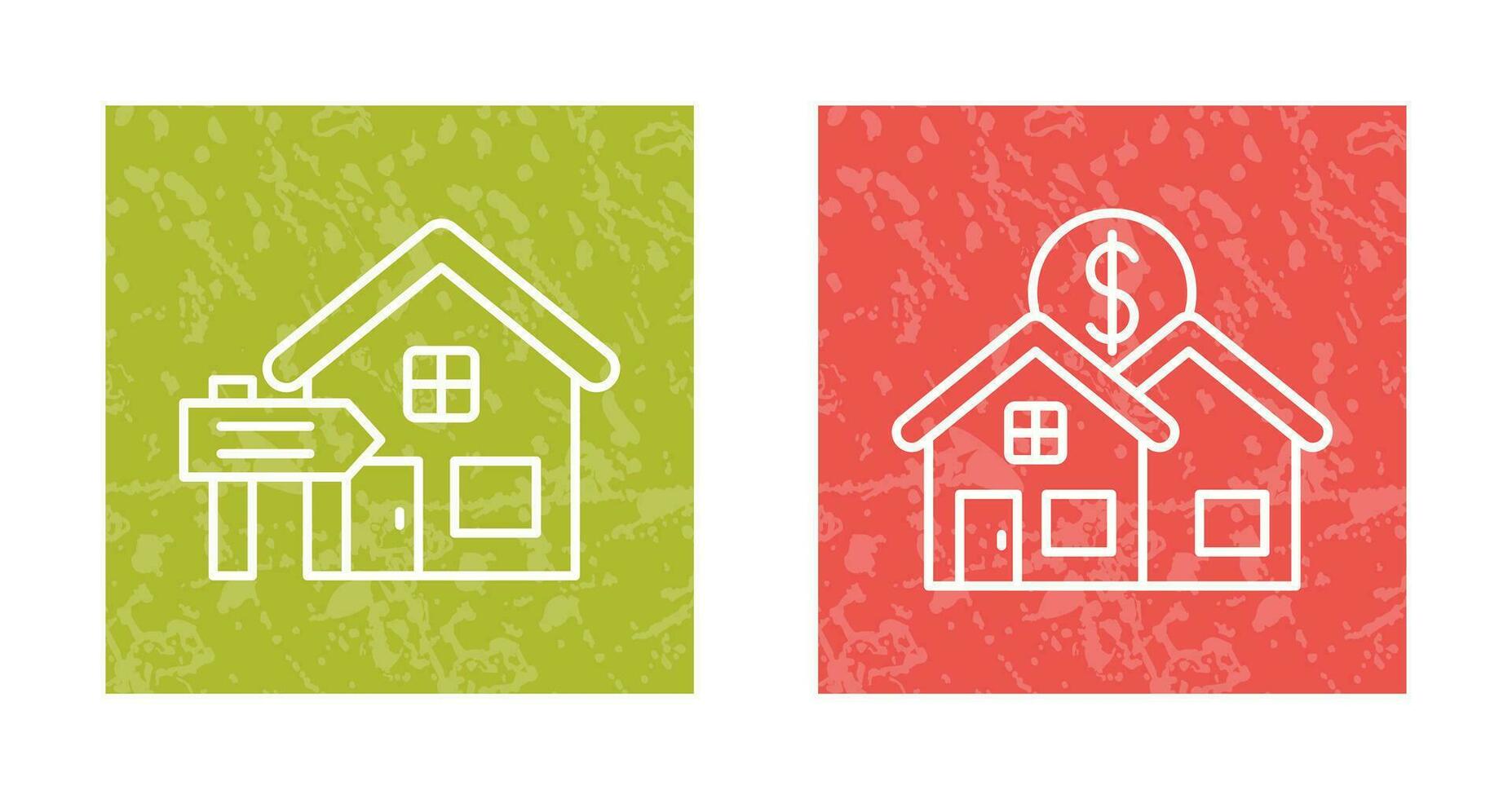 Rent and Residential Icon vector