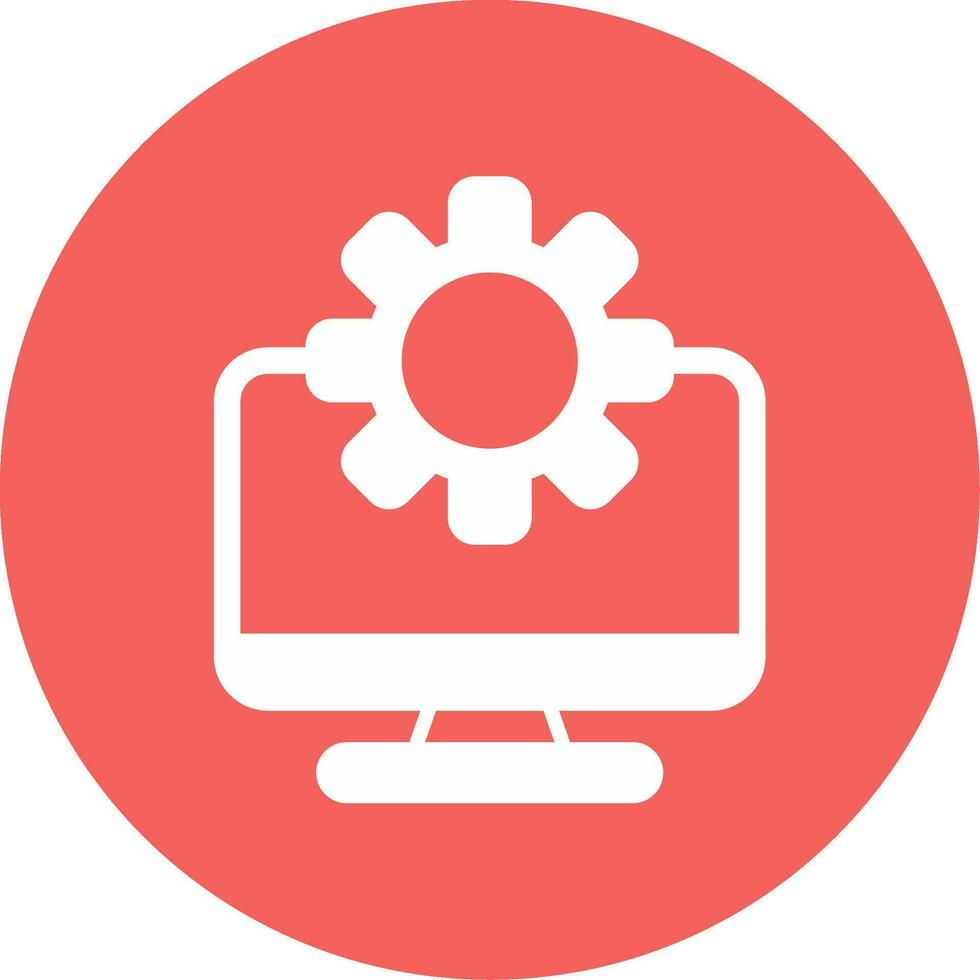 Computer Vector Icon