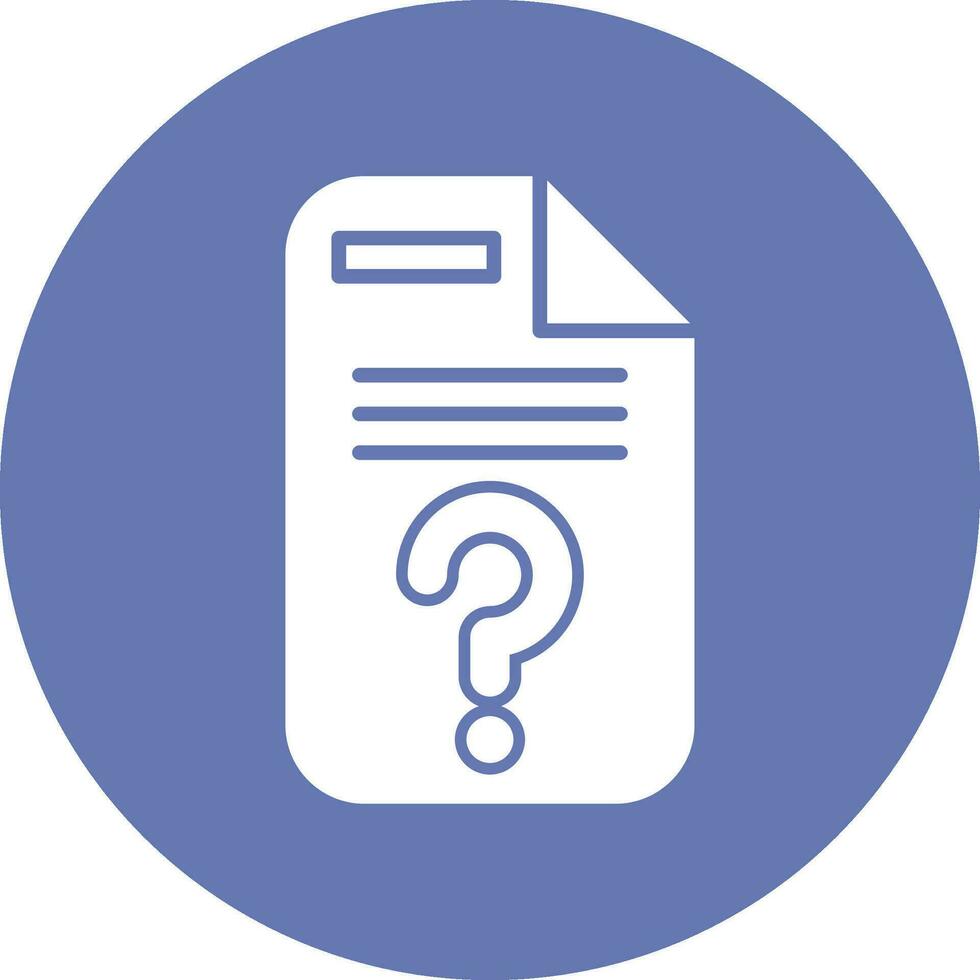 Unknown Vector Icon