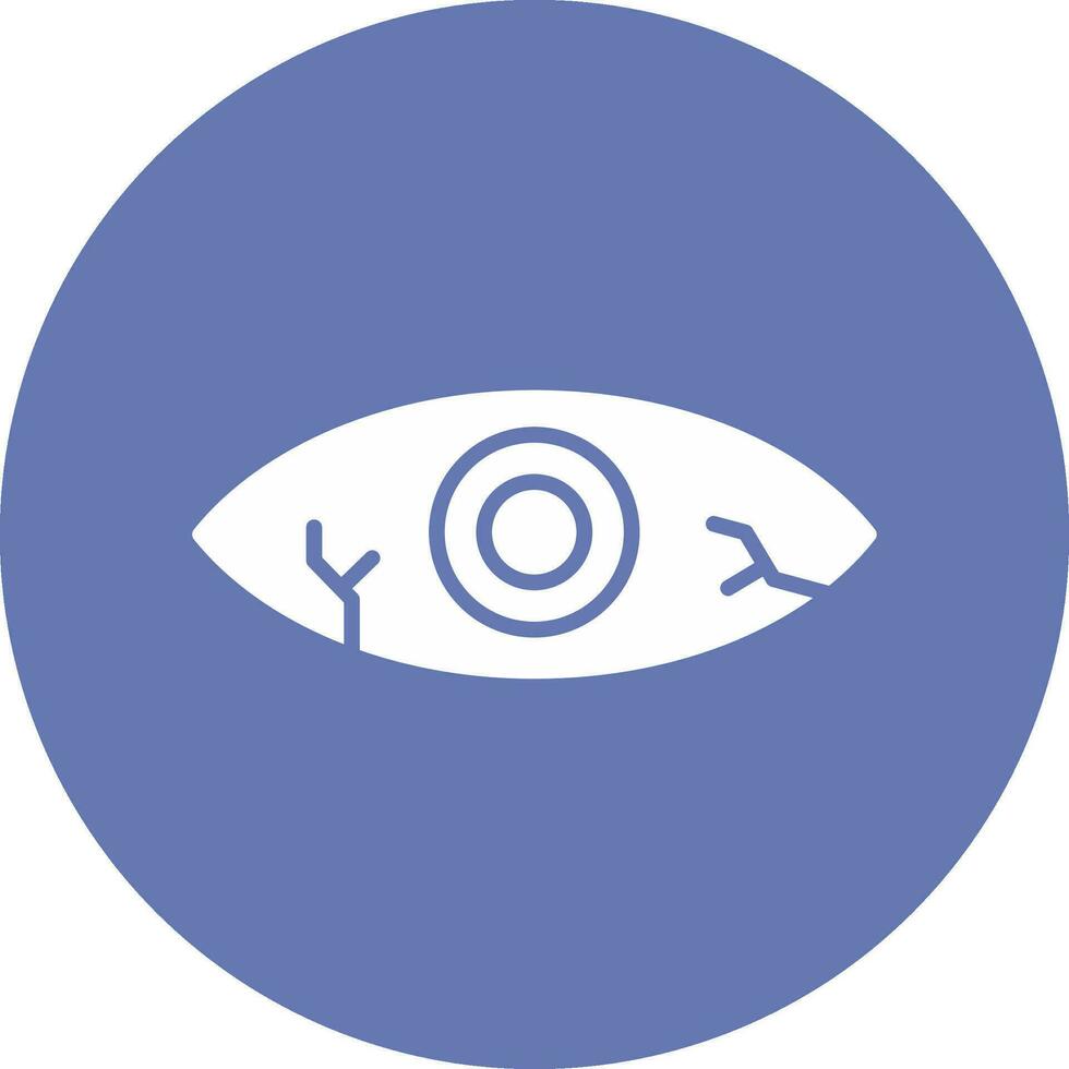 Red Eye Vector Icon
