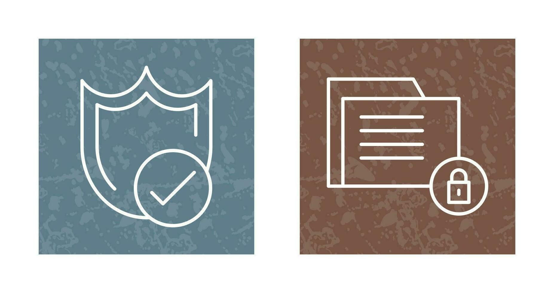 Protection and Data Security Icon vector