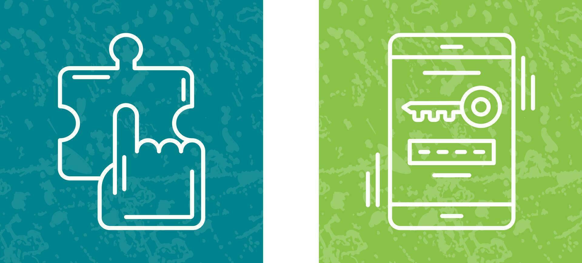 Quick Selection and One Time Password Icon vector