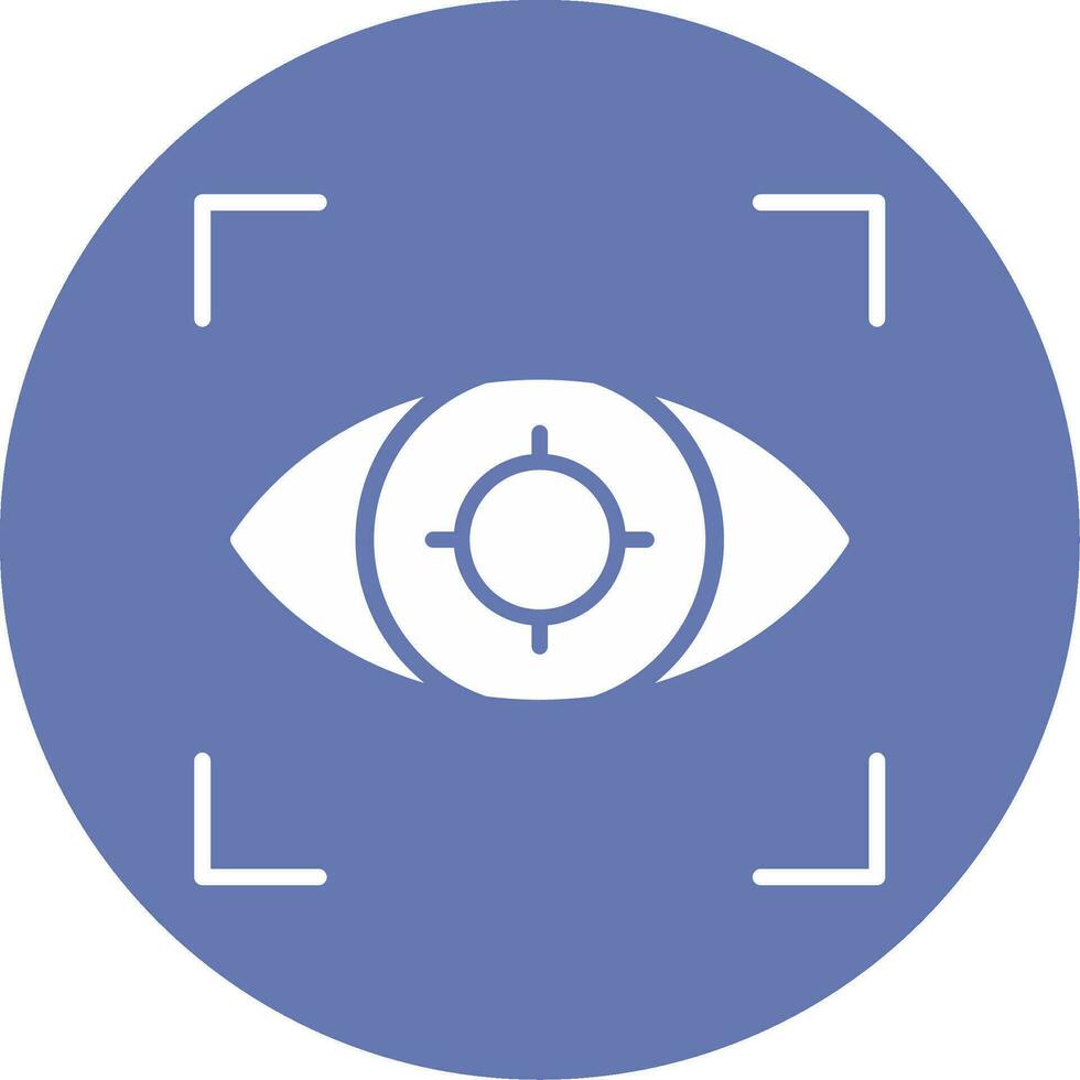 Eye Tracking Vector Icon