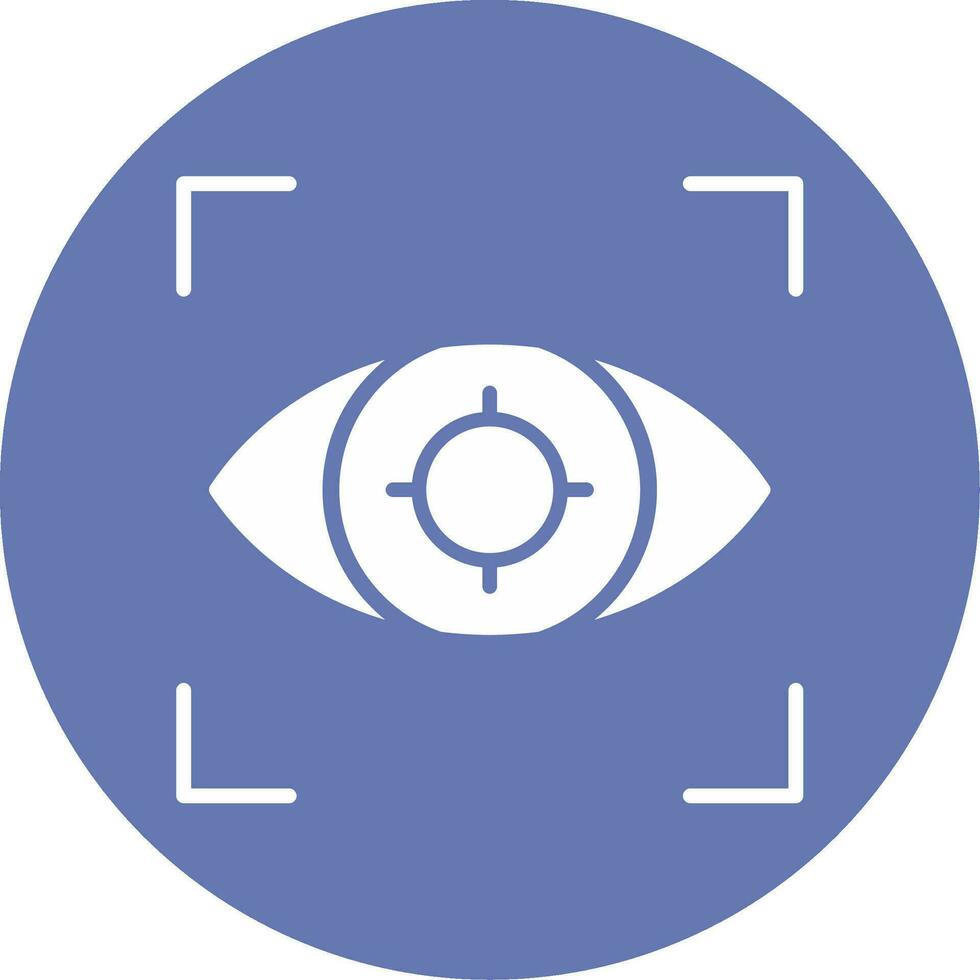 Eye Tracking Vector Icon