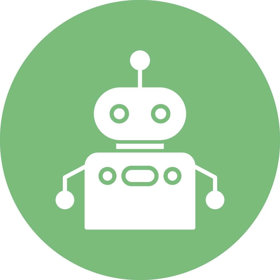 icono de vector de robot