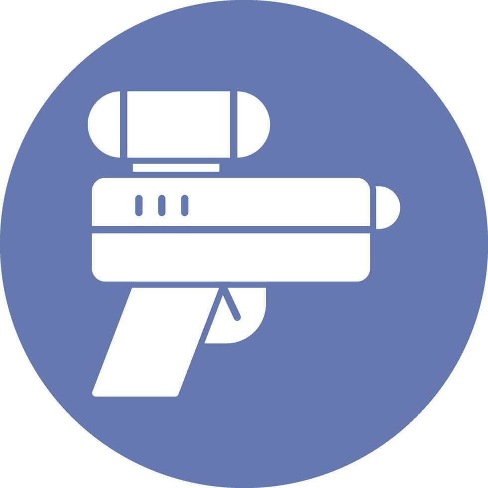 icono de vector de pistola láser