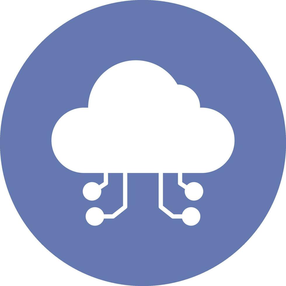 Cloud Computing Vector Icon