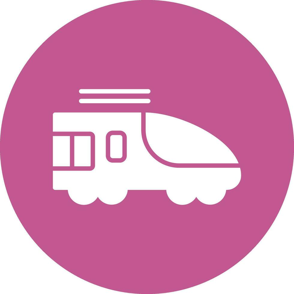 High Speed Train Vector Icon