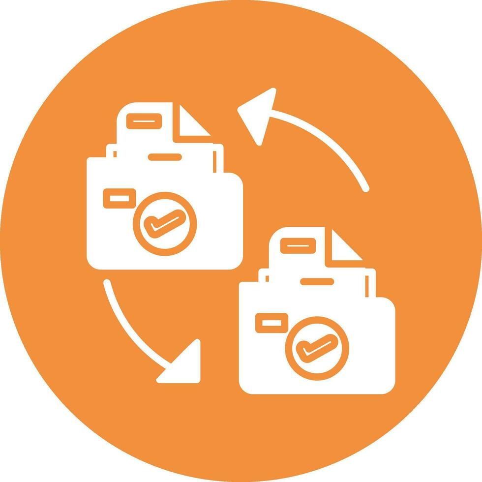 Folder Management Vector Icon