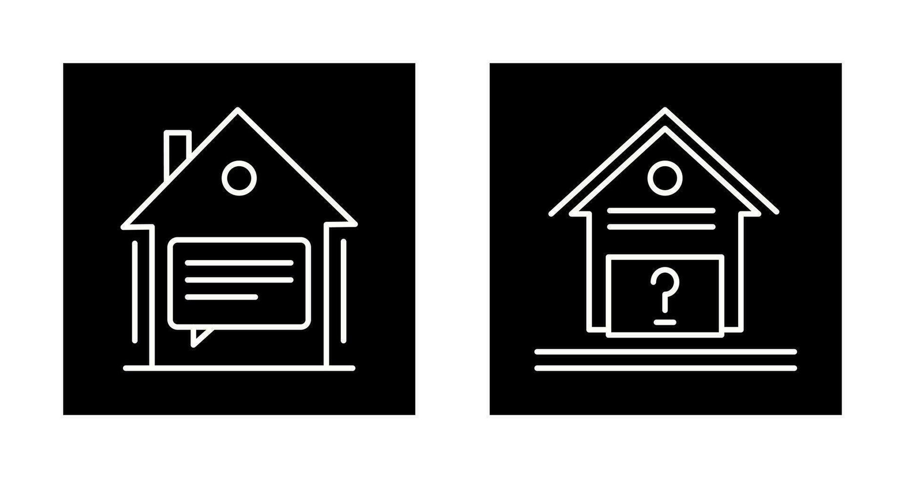 Message and Unknown Icon vector