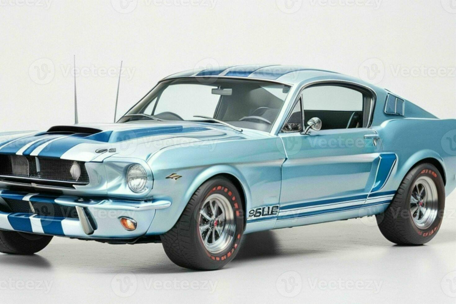 1966 Shelby GT350. AI Generative Pro Photo