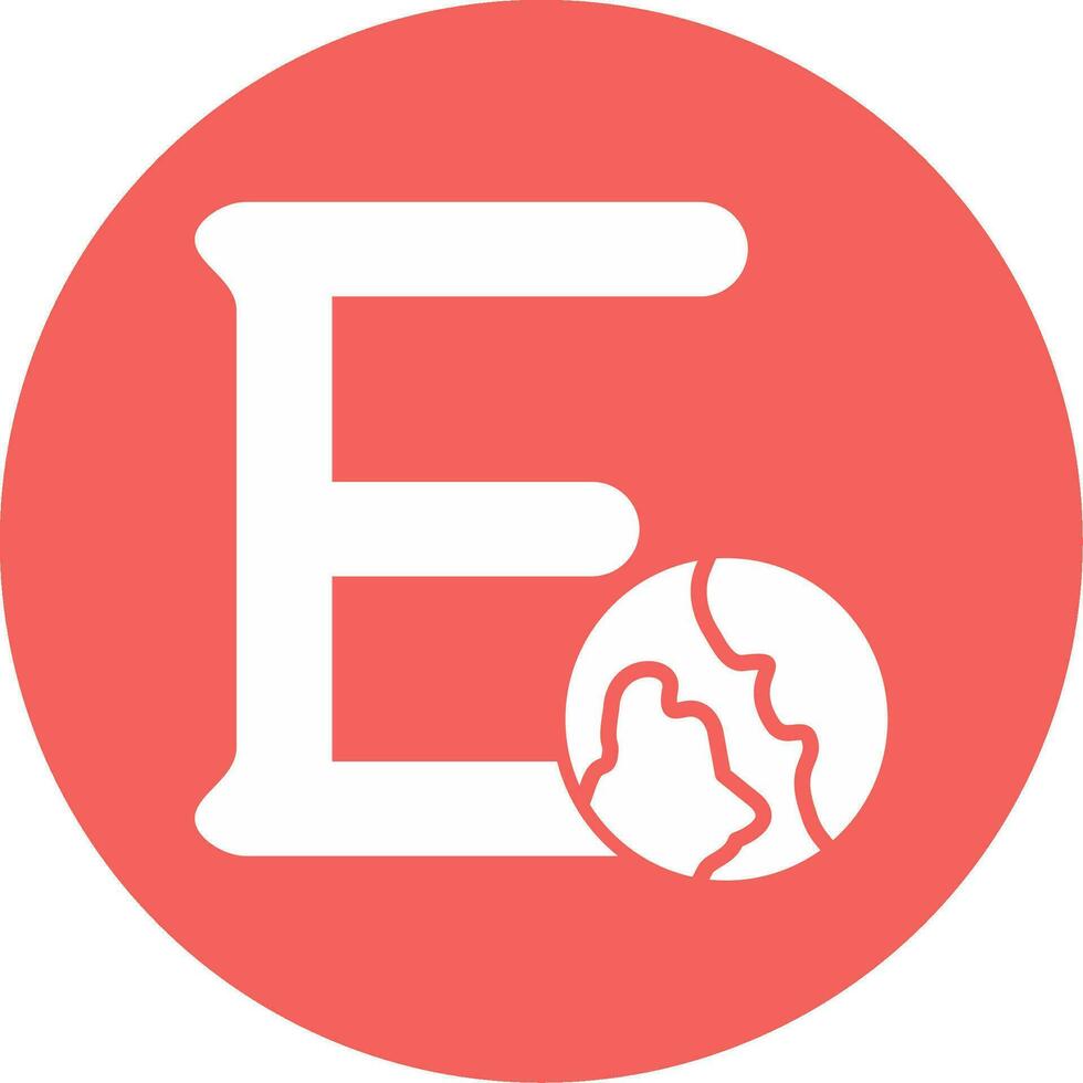 Capital E Vector Icon