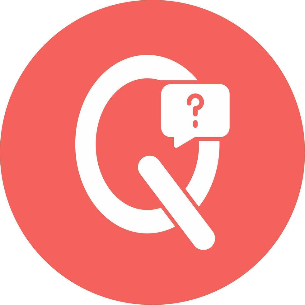 Capital Q Vector Icon