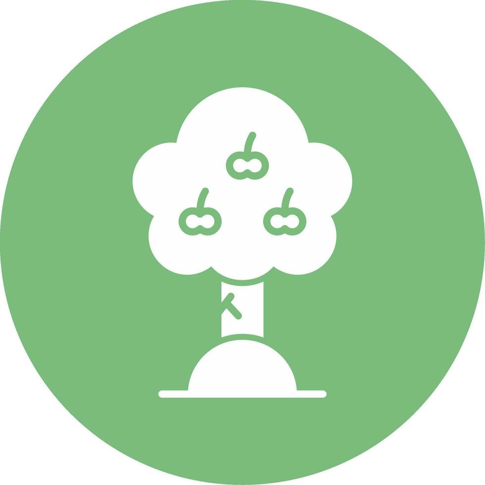Apple Tree Vector Icon