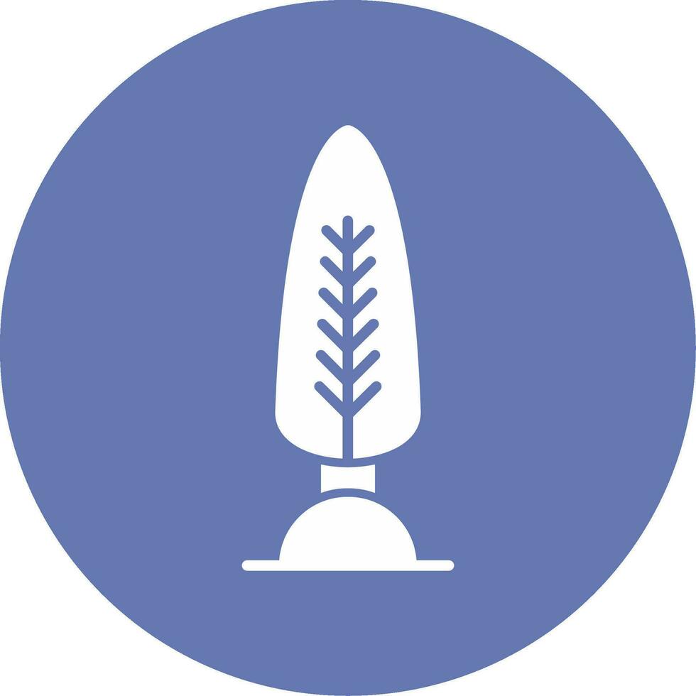 ciprés vector icono