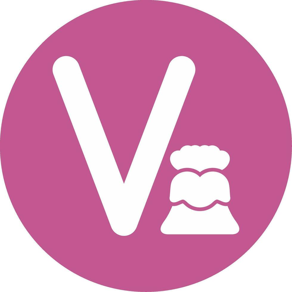 Small V Vector Icon