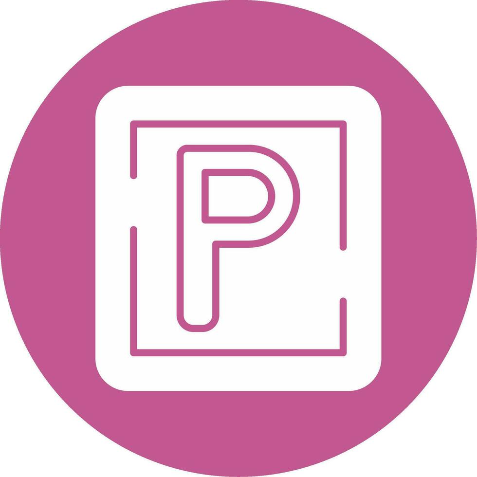 Parking Sign Vector Icon