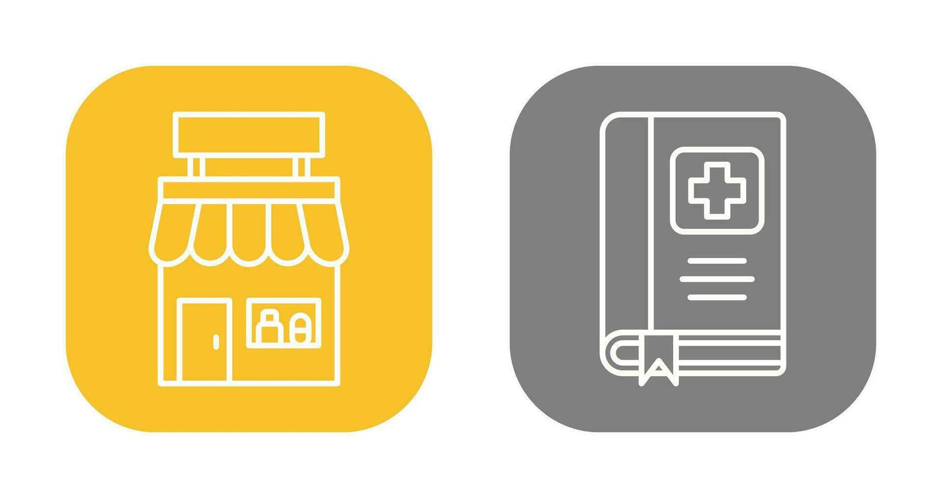 Dispensary and Medical Icon vector